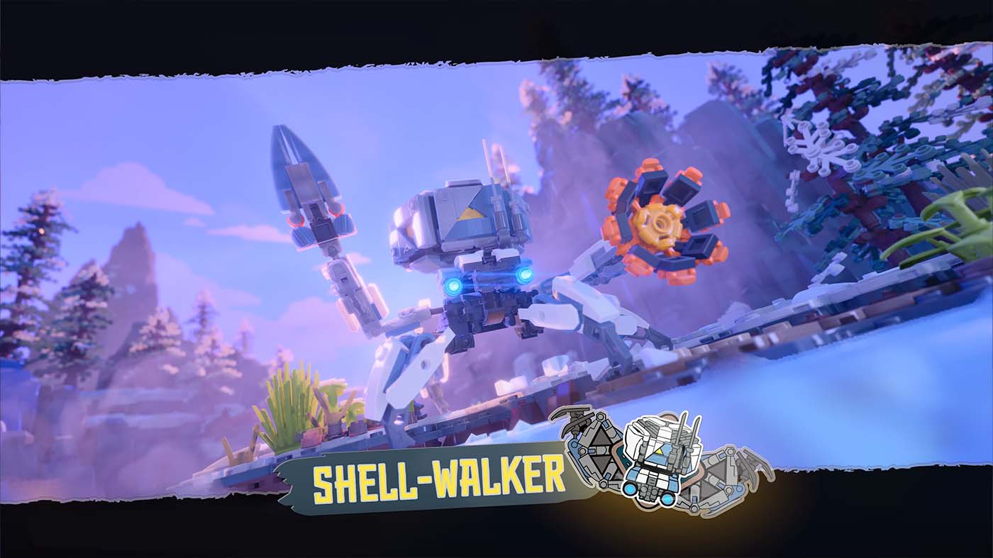 A Shell-Walker in LEGO Horizon Adventures